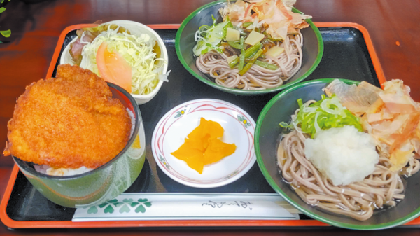 福井名物ソースカツ丼＆おろしそば